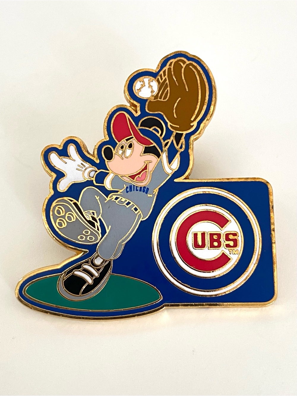 Walt Disney World Mickey Mouse MLB Baseball - Chicago Cubs Trading Pin